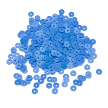 Cekiny Matowe Indie 3mm Kolor: Niebieski około 2700szt/10g (13WB24204)