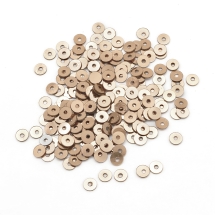 Cekiny Nieprzezroczyste Antyczne Metaliczne Indie 4mm Kolor: Beżowy Róż około 2000szt/10g (13WB24210)