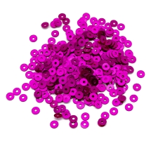 Cekiny Nieprzezroczyste Antyczne Metaliczne Indie 4mm Fuksja około 2000szt/10g (13WB24212)