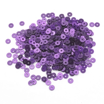 Cekiny Nieprzezroczyste Antyczne Metaliczne Indie 4mm Kolor: Liliowy około 2000szt/10g (13WB24223)