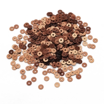 Cekiny Nieprzezroczyste Antyczne Metaliczne Indie 4mm Kolor: Miedziany około 2000szt/10g (13WB24236)