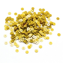 Cekiny Nieprzezroczyste Antyczne Metaliczne Indie 4mm Kolor: Żółte Złoto około 2000szt/10g (13WB24239)