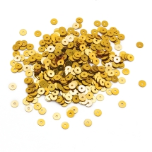 Cekiny Nieprzezroczyste Antyczne Metaliczne Indie 4mm Kolor: Miodowy około 2000szt/10g (13WB24243)