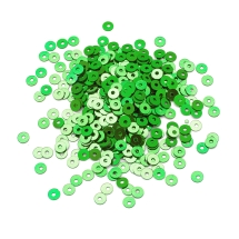 Cekiny Nieprzezroczyste Antyczne Metaliczne Indie 3mm Kolor: Zielony około 3000szt/10g (13WB24252)