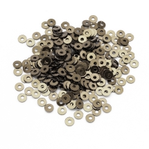 Cekiny Nieprzezroczyste Antyczne Metaliczne Indie 3mm Szaro-Brązowe około 3000szt/10g (13WB24265)