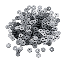 Cekiny Matowe Błyszczące Indie 4mm Kolor: Grafitowy około 1500szt/10g (13WB24273)