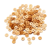 Cekiny Błyszczące Indie 4mm Kolor: Pomarańczowo-Złoty około 2000szt/10g (13WB24279)