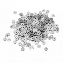 Cekiny Nieprzezroczyste Antyczne Metaliczne Indie 5mm Kolor: Srebrne około 1150szt/10g (13WB24281)