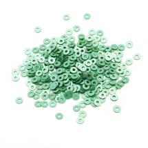 Cekiny Perłowe Indie 3mm Kolor: Zielony około 4000szt/10g (13WB24295)