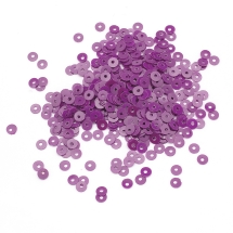 Cekiny Perłowe Indie 3mm Kolor: Ciemny Liliowy około 4000szt/10g (13WB24302)