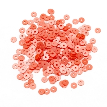 Cekiny Perłowe Indie 4mm Kolor: Koral około 2500szt/10g (13WB24313)