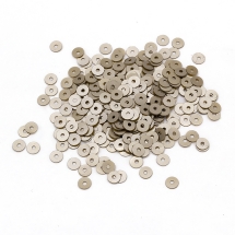 Cekiny Perłowe Indie 4mm Kolor: Szaro-Beżowy około 2500szt/10g (13WB24323)