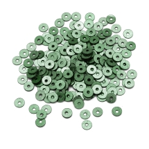 Cekiny Perłowe Indie 3mm Kolor: Ciemnozielony około 4000szt/10g (13WB24335)