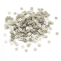 Cekiny Nieprzezroczyste Antyczne Metaliczne Indie 5mm Kolor: Srebrny około 1150szt/10g (13WB24286)