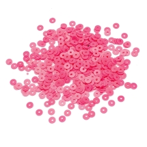 Cekiny Matowe Indie 4mm Hot Pink około 1500szt/10g (13WB24186)