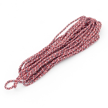 Sznurek Paracord Poliester i Spandex Pasiasty 2mm Kolor: Czerwony 5m (13WB24381)