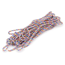 Sznurek Paracord Poliester i Spandex Pasiasty 2mm Kolor: Wielokolorowy 5m (13WB24383)
