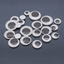 Oczka Żywe Plastik 16-35x4-6mm Kolor: Czarny 20szt/opakowanie (13WB24493)