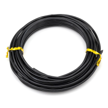 Drut Aluminiowy, Okrągły, do Tworzenia Biżuterii, do DIY, Czarny, 3mm, 5m/rolka (13WB24579)