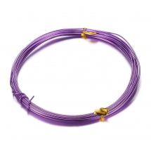 Drut Aluminiowy 0.8mm Kolor: Purpurowy 10m/szpula (13WB24608)