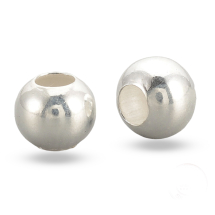 Srebro 925 Koraliki Okrągłe, 5x4mm, Otwór 2mm, 2szt (13WB24821)