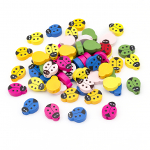 Koraliki Drewniane Malowany 18-19х15х6mm Mieszaj kolory około 33szt/50g (13WB24970)