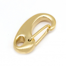 Zapięcie do Breloków Stal Nierdzewna 21x10x6mm Kolor: Złoty 1szt/opakowanie (13WB25110)