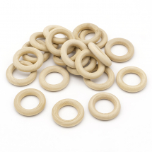 Zawieszka Łącznik Drewno 24x6mm Kolor: Beż 20szt (13WB25142)