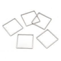 Zawieszka Łącznik Stal Nierdzewna 19,5x0,8mm 5szt (13WB16397)