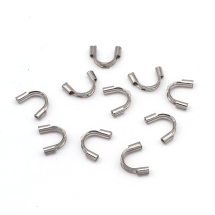 Zaciski Ochronne do Linki ze Stali Chirurgicznej, 6.3-7x5x1.5mm, 10 szt (13WB25159)