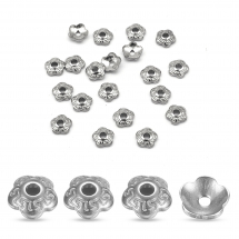 Nakładki na Koraliki Stal Nierdzewna 4x1mm 20szt/opakowanie (13WB25241)