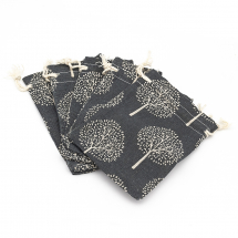 Woreczek Podarunkowy Policotton 14x10cm Kolor: Szary 5szt (13WB25295)