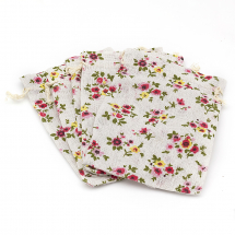 Woreczek Podarunkowy Policotton 18x13cm Kolor: Mix kolorów 5szt (13WB25303)