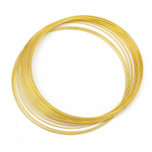 Дріт з Пам'яттю Сталева для Намиста 1.0х115мм, Золото, (13WB25516)