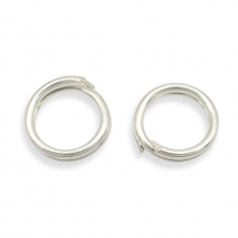 Срібло 925 Кільця Подвійні, 5х1мм, Внутрішній Діаметр 3.5мм, (13WB26070)