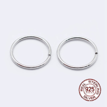 Srebro 925 Rodowane Pojedyncze Otwarte Kółeczka, 6x0.9mm, 2 szt (13WB26097)