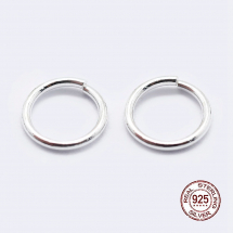 Срібло 925 Кільця Сполучні Одинарні Відкриті, 8х1мм, (13WB26102)