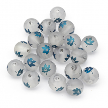 Koraliki Szklane Galwanizacja Matowe, Luźne, 8-8.5mm 20szt (13WB26156)
