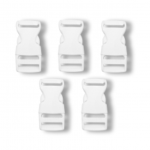 Застібка Фастекс, Пластик, Колір: Білий, Розмір: 65x32x12мм, Отвір 4х25мм, (13WB26222)