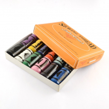 Zestaw Nici do Szycia Poliester 90m Grubość 0.1mm Kolor: Mieszane kolory 12szpulek/zestaw (13WB26415)