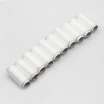 Zestaw Nici do Szycia Poliester 90m Grubość 0.1mm Kolor: Biały 12szpulek/zestaw (13WB26416)