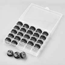 Nić do Szycia Poliester 50m Grubość 0.1mm Kolor: Czarny 25szt/zestaw (13WB26445)