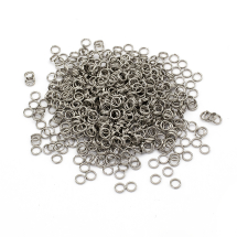 Kółeczka Ogniwka Podwójne, Stal Nierdzewna, 5x1mm, Średnica Wewnętrzna 4mm, 1000szt (13WB26983)