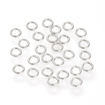 Kółeczka Ogniwka Pojedyncze Lutowane Stal Nierdzewna 6x0.8mm 25szt (13WB27038)