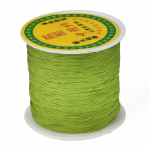 Шнур Нейлоновий Плетений, Колір: Жовто-зелений, Розмір: Діаметр 0.5мм, 135м/котушка, (13WB27495)