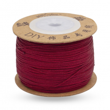 Sznurek Nylonowy Jubilerski, Wiśnia, 0.8mm, 100m/szpula (13WB27549)