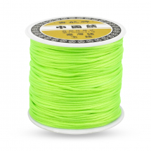 Sznurek Nylonowy Satynowy, Zielony Trawnik, 1mm, 70m/szpula (13WB27582)