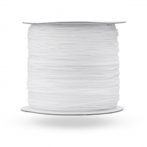 Sznurek Nylonowy 0.6mm do wykonania biżuterii Kolor: Biały 130m/szpula (13WB27595)