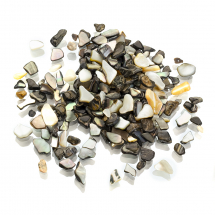 Naturalna Czarna Masa Perłowa Drobna Bez Otworu Kolor: Mix 2.5-19.5x2.5-8mm 150szt/50g (13WB27813)