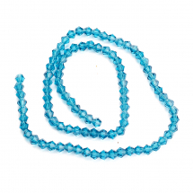 Koraliki Szklane Sztuczny Kryształ Klasa AA Galwanotechnika AB-Kolor Luźne. 4x4mm 89szt/34sm/nić (13WB19025)